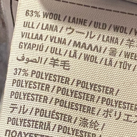 Abercrombie & Fitch  Women Size M Wool Blend Sherpa Lined Hood Heavy Coat Jacket - Picture 11 of 14